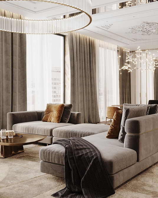 Модний диван у стильному інтер'єрі: тренди дизайну 2026 року, природні кольори