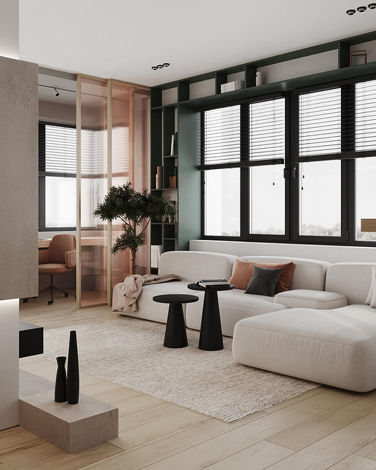 Трендовий диван 2026 року з м'якою оббивкою та стильним дизайном для дому