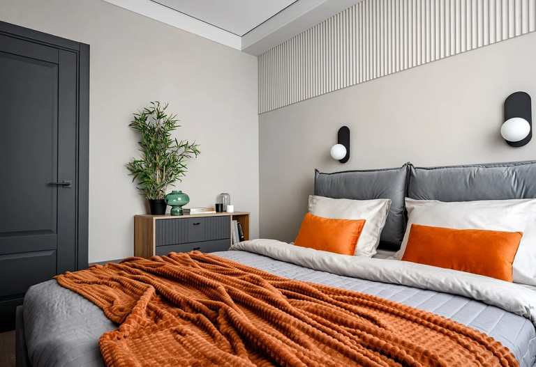 Сіре ліжко в спальні: як створити затишний та стильний інтерєр. — Дизайн спальні з сірим ліжком