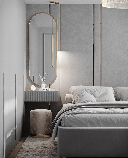 Сірий дизайн спальні: створення спокійної атмосфери для релаксації
