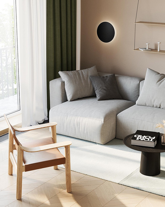 Затишний сірий інтер'єр: гармонійне поєднання кольорів та матеріалів для дому.