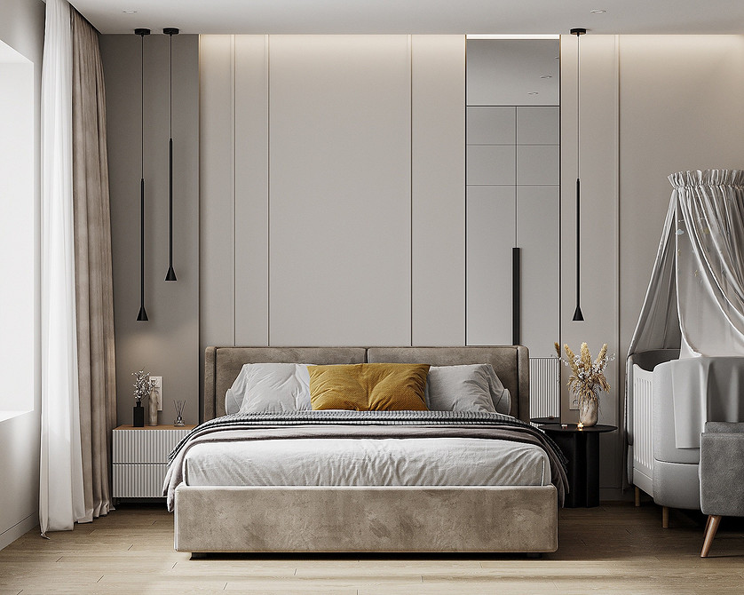 Кухня з сірими шафами: сучасний дизайн з акцентом на функціональність і колір.