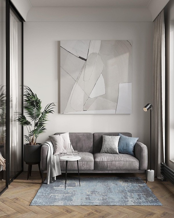 Сіра шафа в інтер'єрі: стильне рішення для зберігання речей в домі.