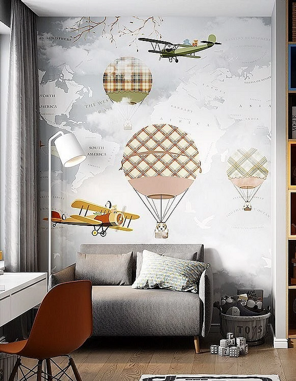 Сірий диван в інтер'єрі: ідеї для вітальні, дитячої кімнати та кабінету