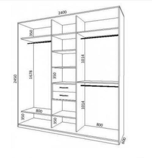 Кутова шафа-купе в спальні: оптимальне використання простору кімнати.
