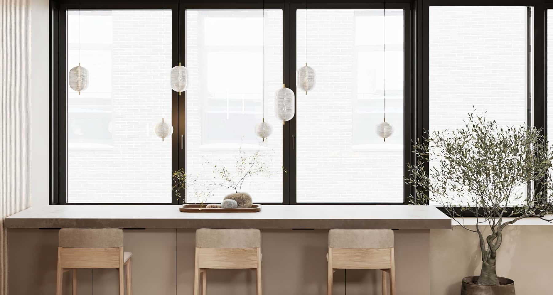 Японський мінімалізм в дизайні квартири: лаконічні меблі та природне освітлення.