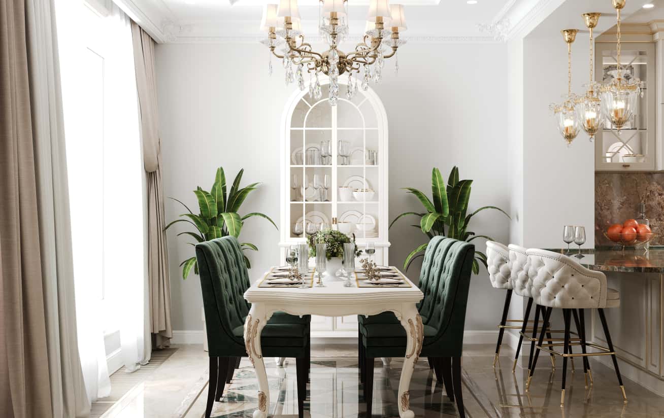 Сучасний дизайн інтер'єру: поєднання стилів лофт і необароко в заміському будинку.