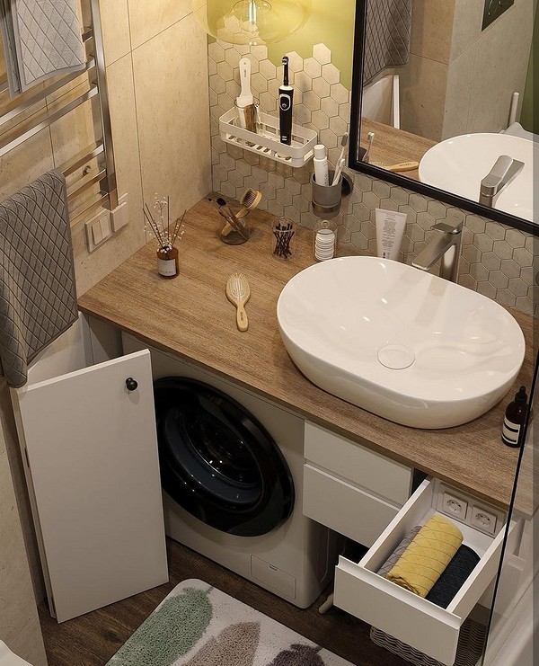 Дерев'яна стільниця з інтегрованою мийкою на кухні: зручність та стильний дизайн