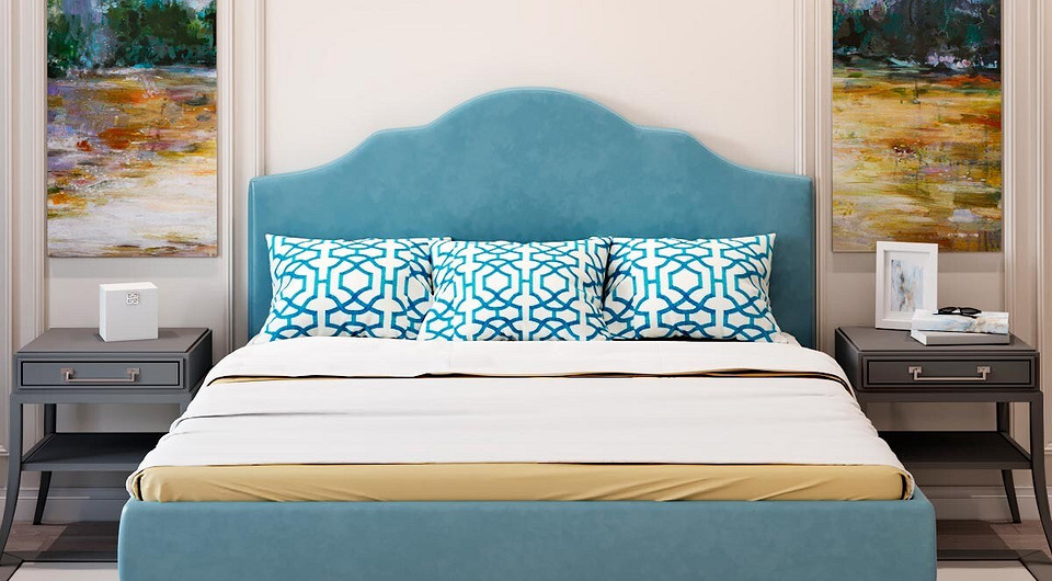 Елегантне ліжко з підйомним механізмом: рішення для невеликої квартири чи студії.