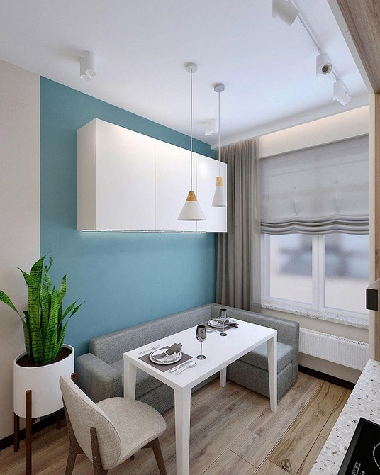 Функціональний кутовий диван-трансформер для кухні, який легко перетворюється на спальне місце.