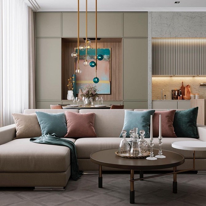 Сучасний кутовий диван в інтер'єрі: правильне розміщення для затишної вітальні