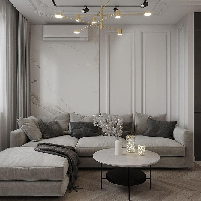 Дизайн вітальні з кутовим диваном: ідеї розміщення для створення комфортного простору.