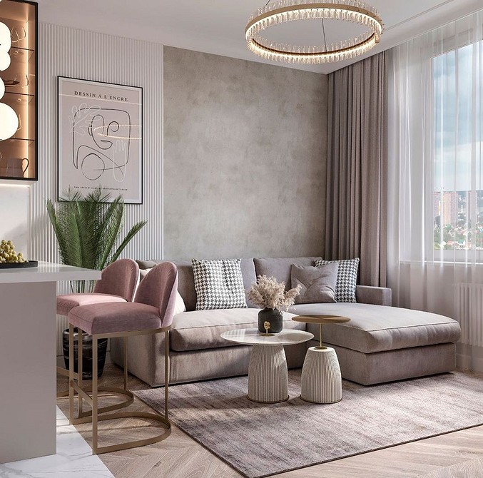 Шкіряний кутовий диван в інтер'єрі: розкішний вигляд та довговічність.