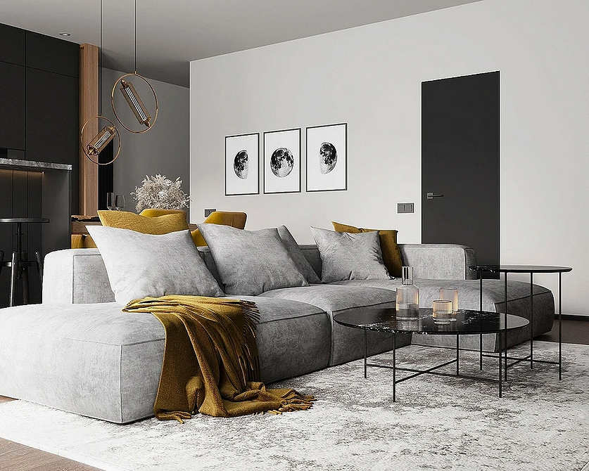 Розміщення кутового дивана у вітальні: різні варіанти та їх переваги для вашого дому.