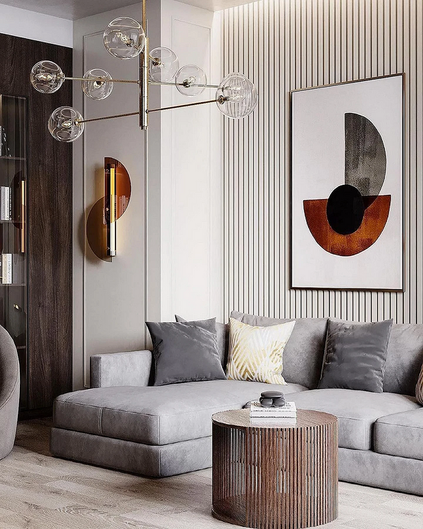 Вибір кутового дивана для вітальні: колір оббивки та стилі диванів в інтер'єрі.