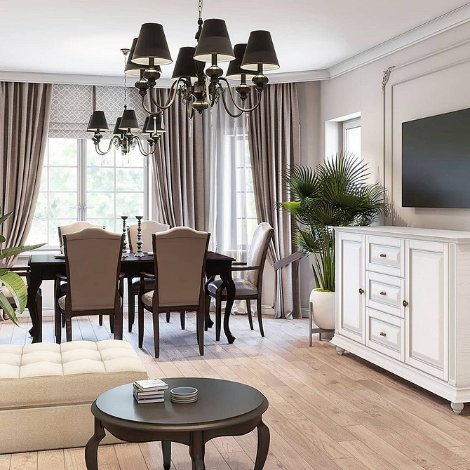 Тумба під телевізор в стилі лофт з металевими елементами