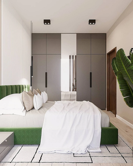 Кутова дзеркальна шафа-купе, оптимальне використання простору