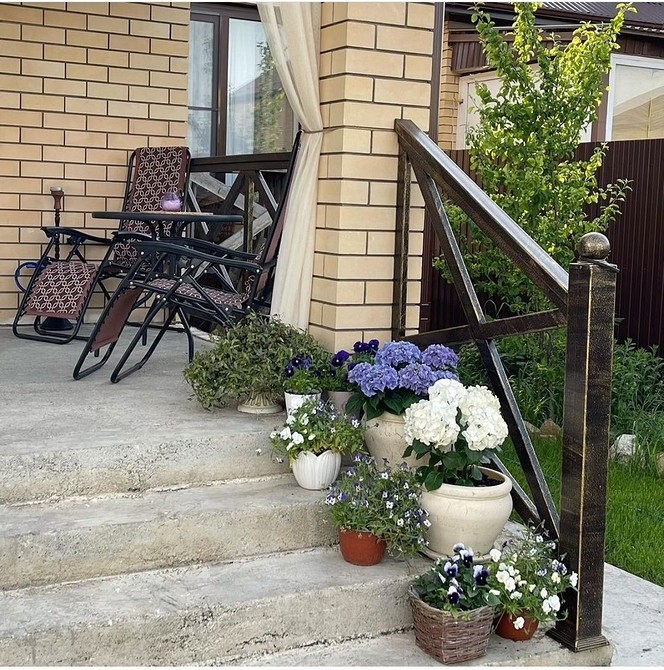 Вазони з квітучими рослинами, розташовані на підвіконні у квартирі