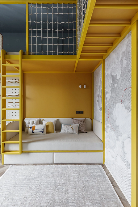 Затишний диван у дитячу кімнату: вибір кольору та безпечні матеріали