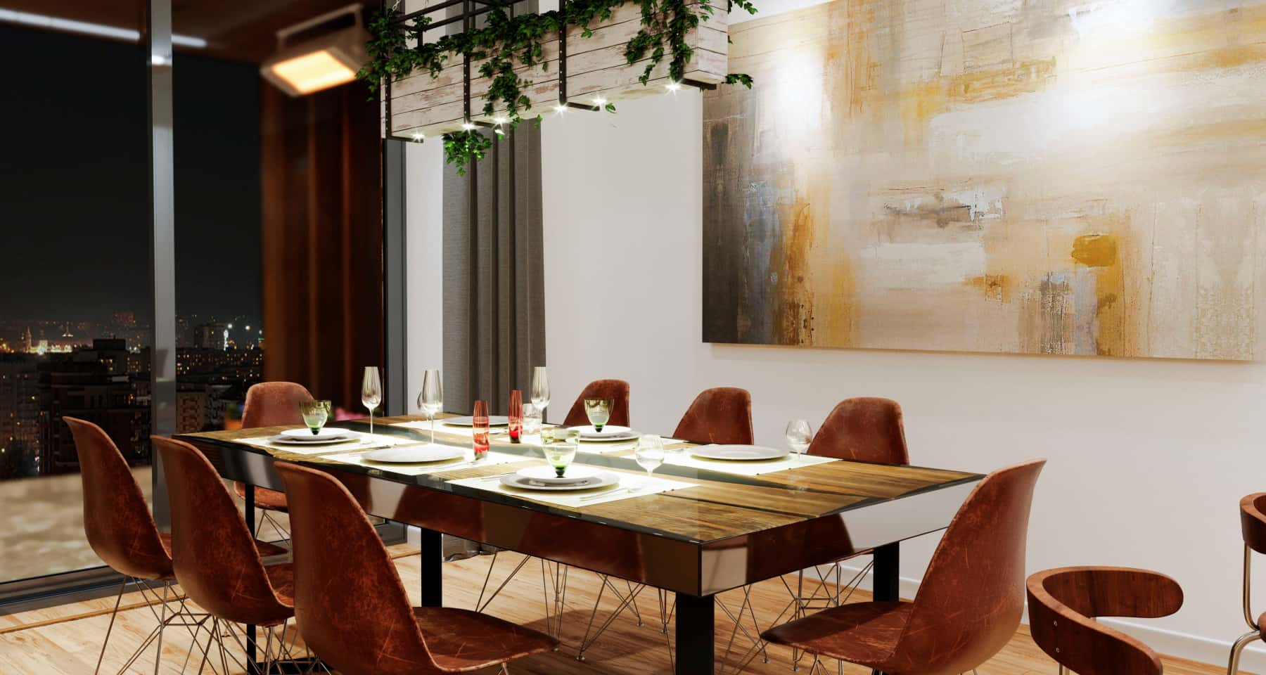 Природа в домі Панорамні вікна в сучасному заміському будинку 2026, що підкреслюють природний ландшафт