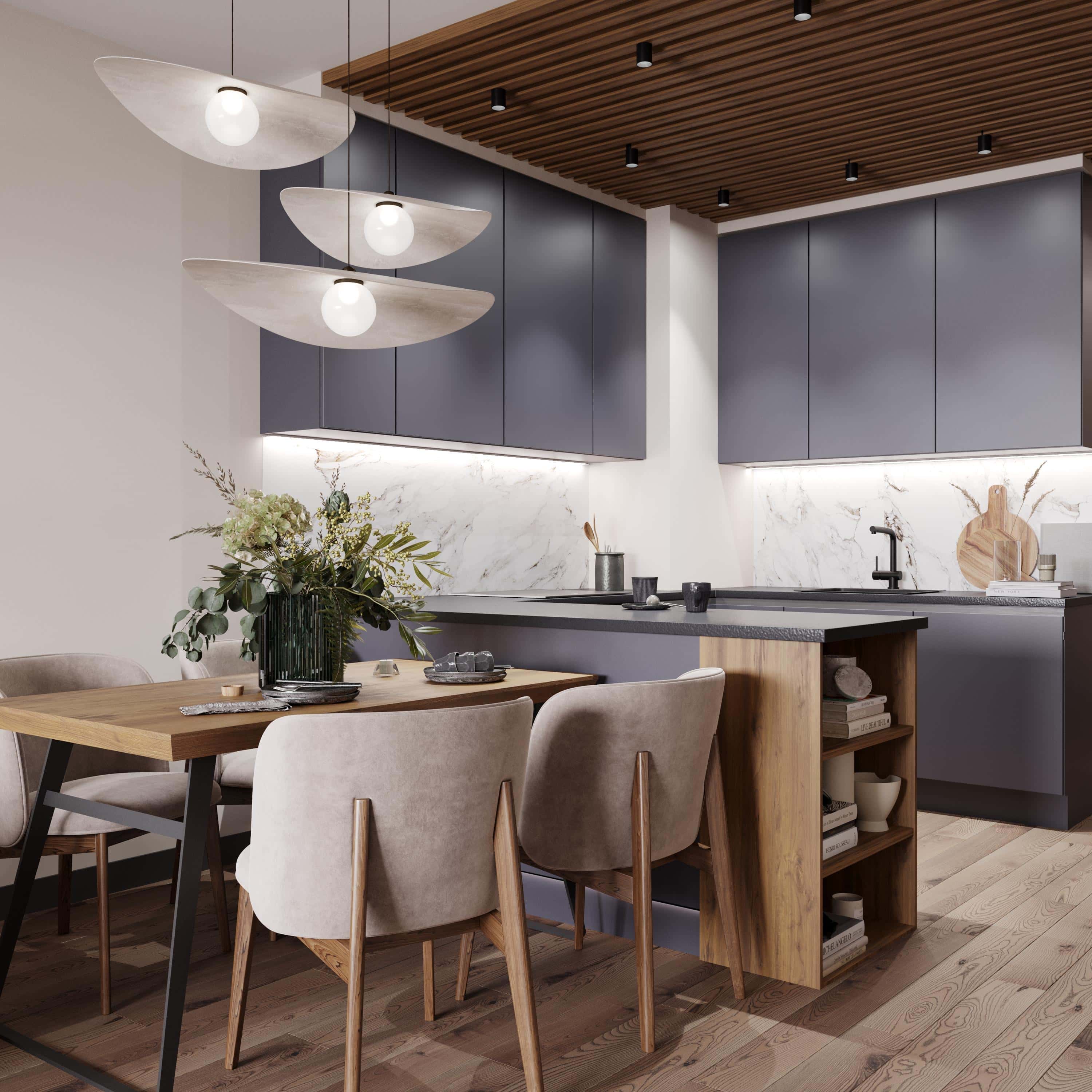 Дизайн маленької квартири 2026: багатофункціональні меблі для оптимізації простору та зберігання речей.