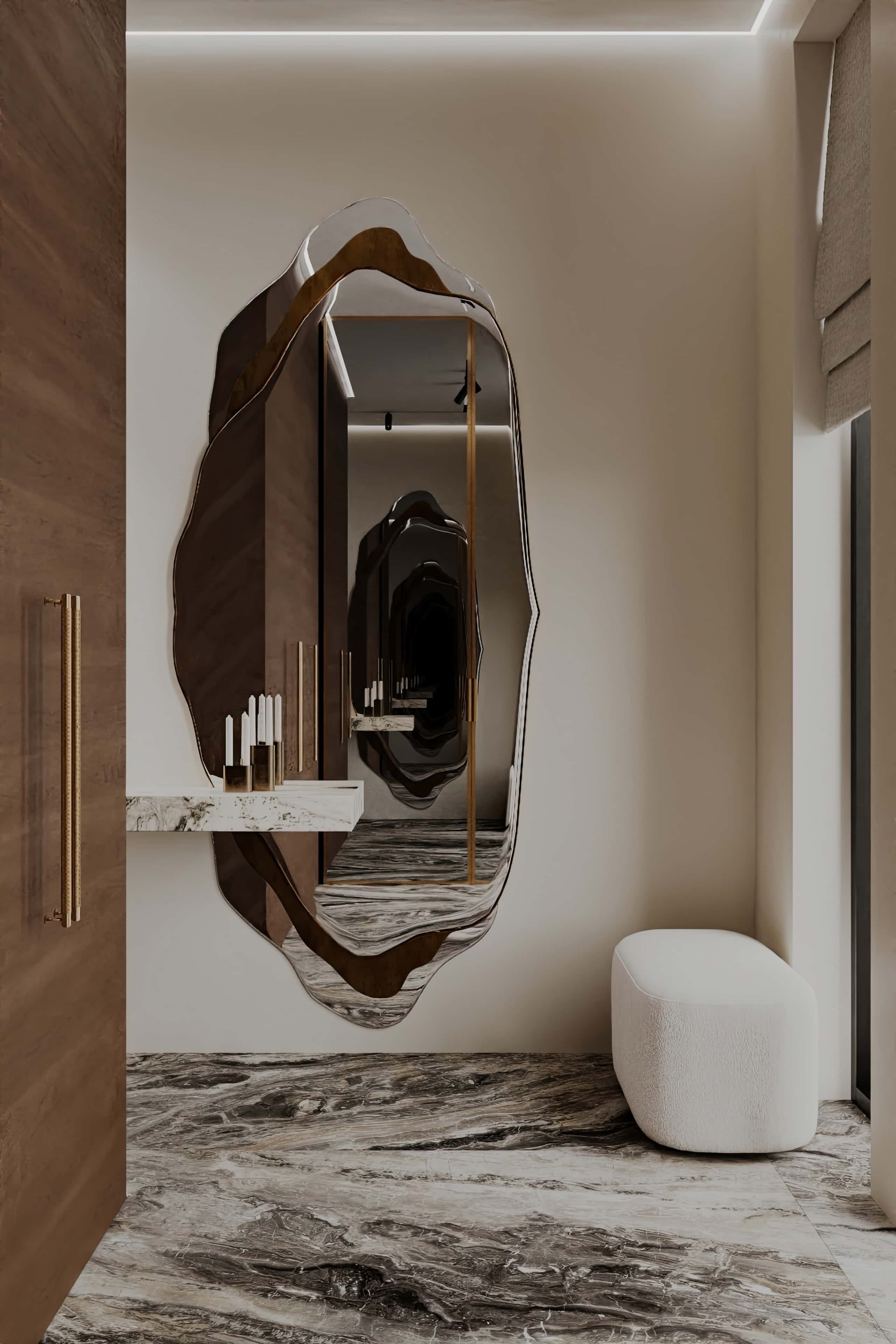 Інтер'єр у сучасному стилі з декоративним освітленням, преміум дизайн заміського будинку