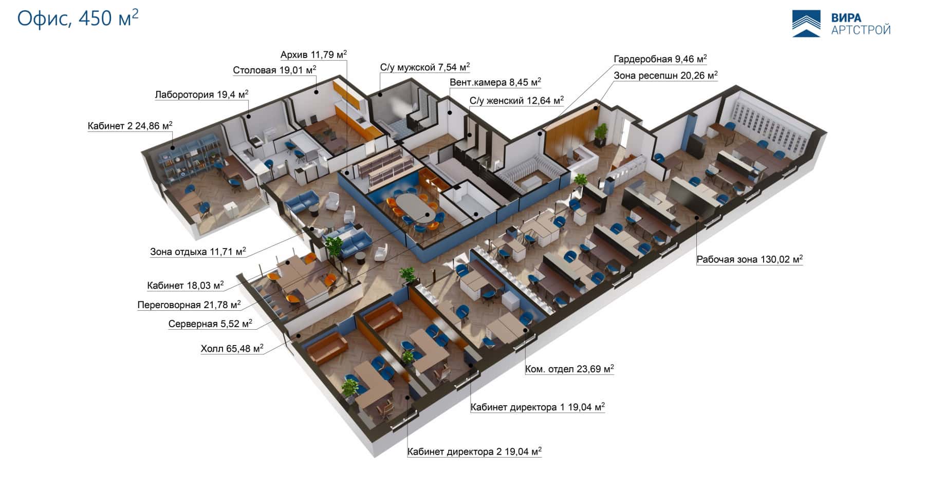 Стильний дизайн офісу 2026 з використанням сучасних меблів та корпоративних кольорів.