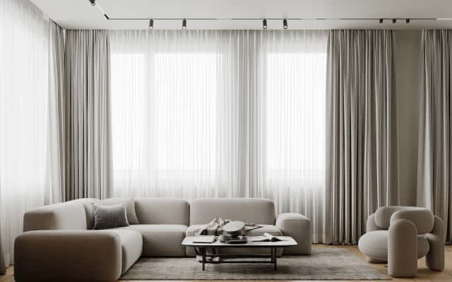 Функціональний дизайн трикімнатної квартири у 2026 році з зонуванням простору для комфорту.