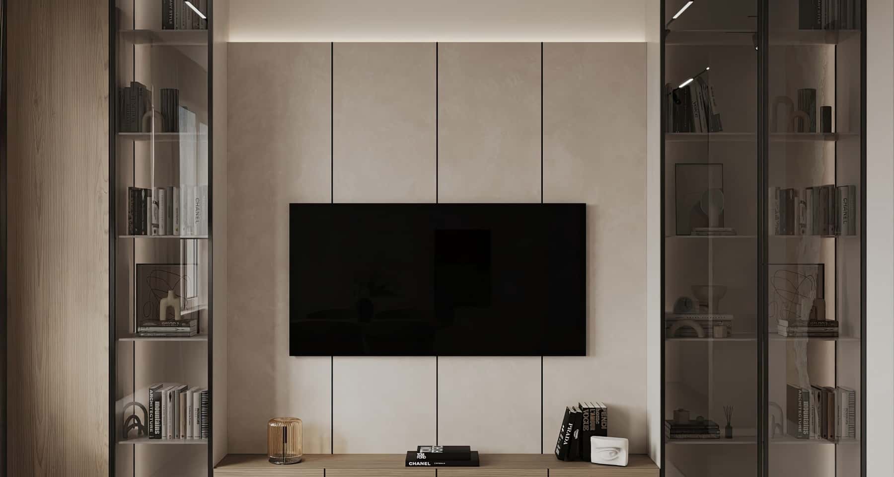 Інтер'єр трикімнатної квартири 2026 у світлих тонах з акцентом на простір