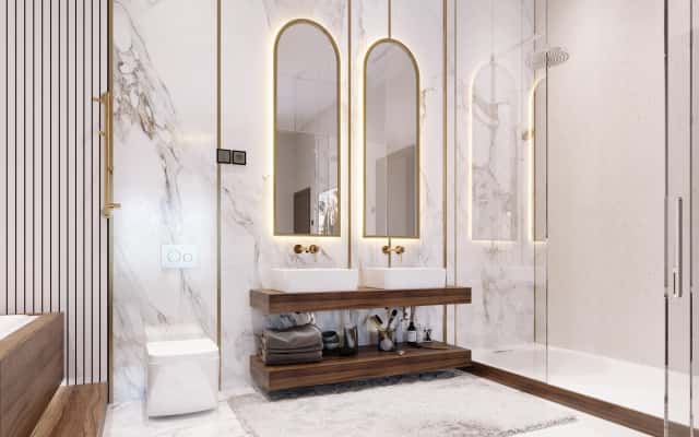 Дизайн інтер'єру елітної квартири в Києві: неокласичний стиль, розкіш та елегантність.