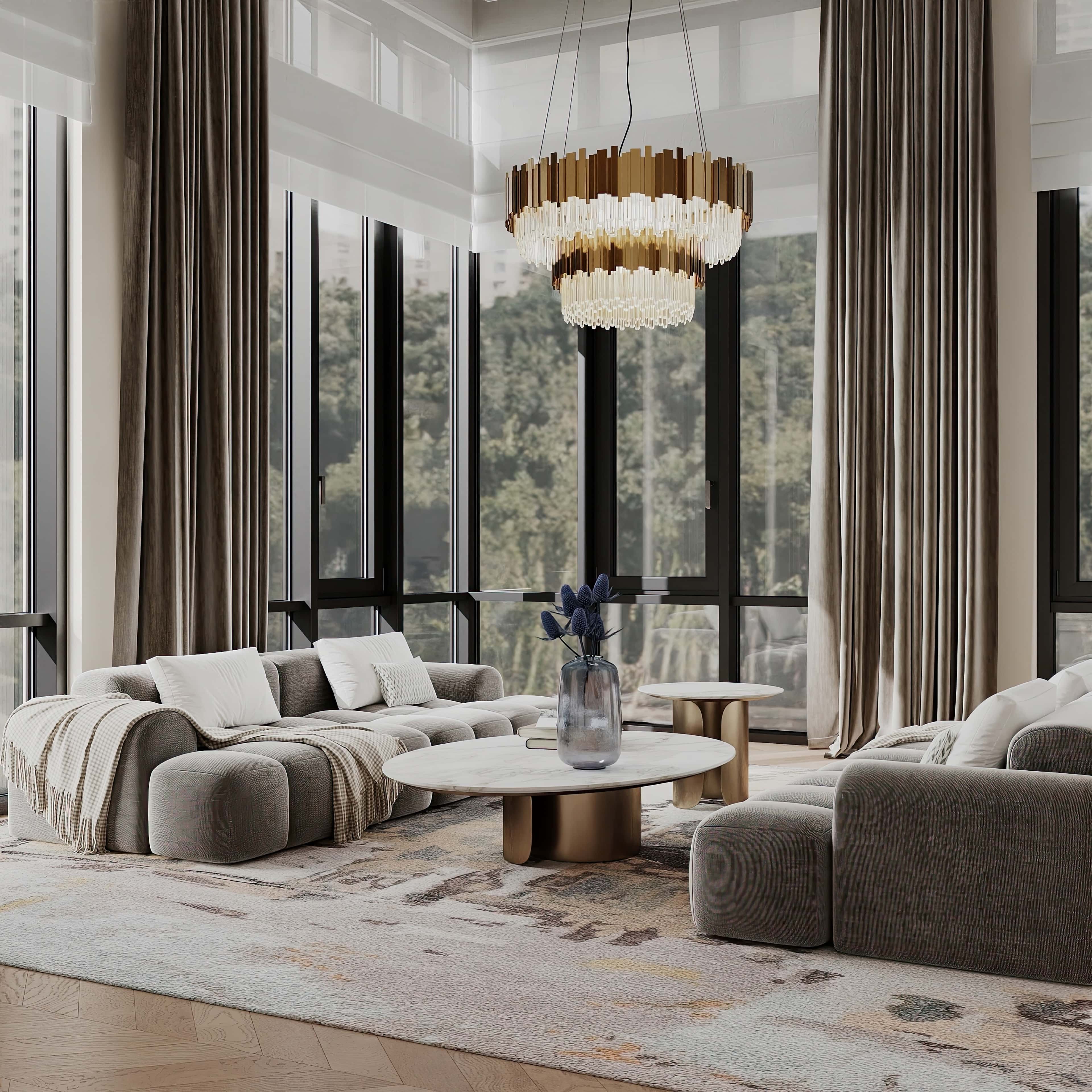 Деталі дизайну інтер'єру квартири в стилі арт-деко 2026