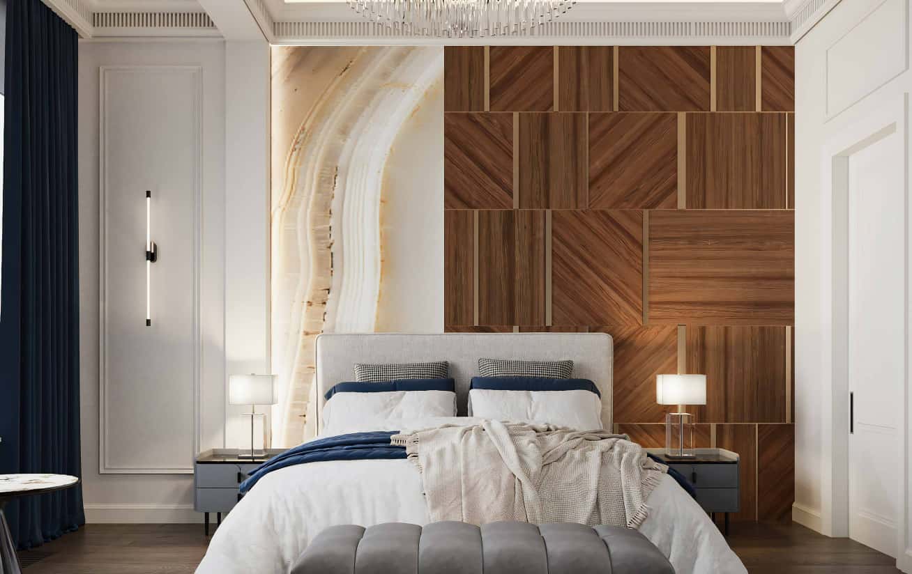 Фото елітного ремонту квартири в неокласичному стилі з великим простором в Києві