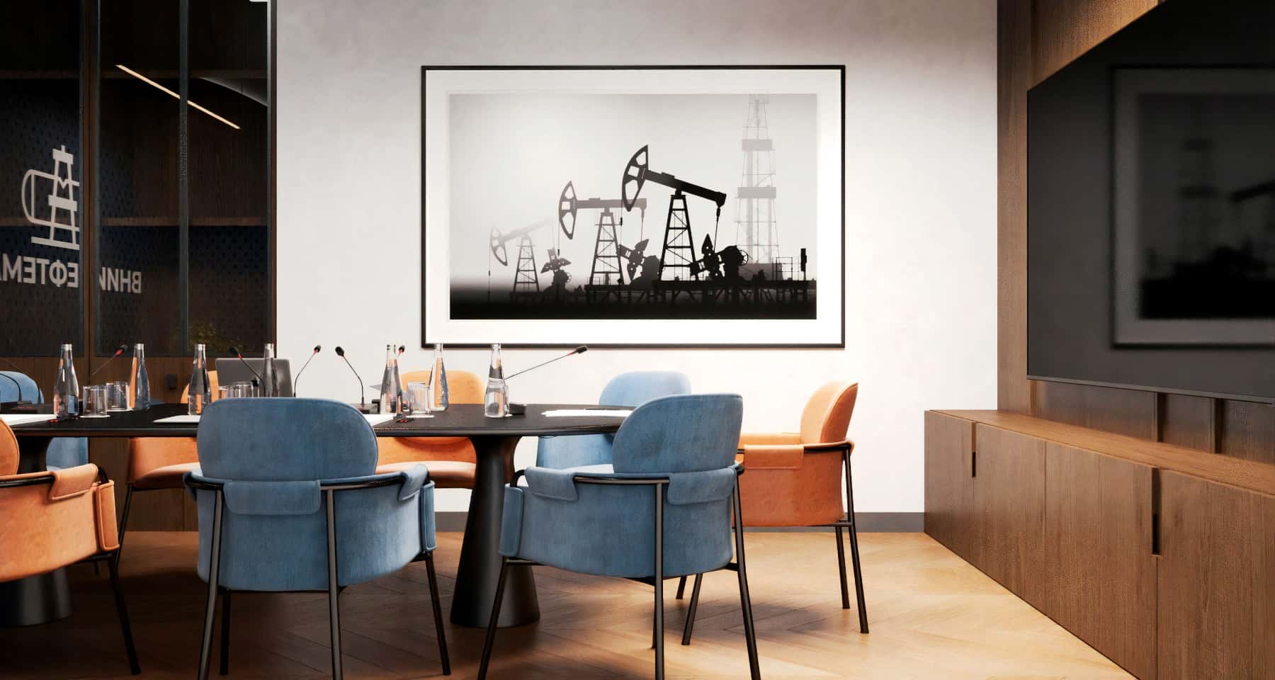 Сучасний офісний інтер'єр після ремонту: надихаючий простір для роботи