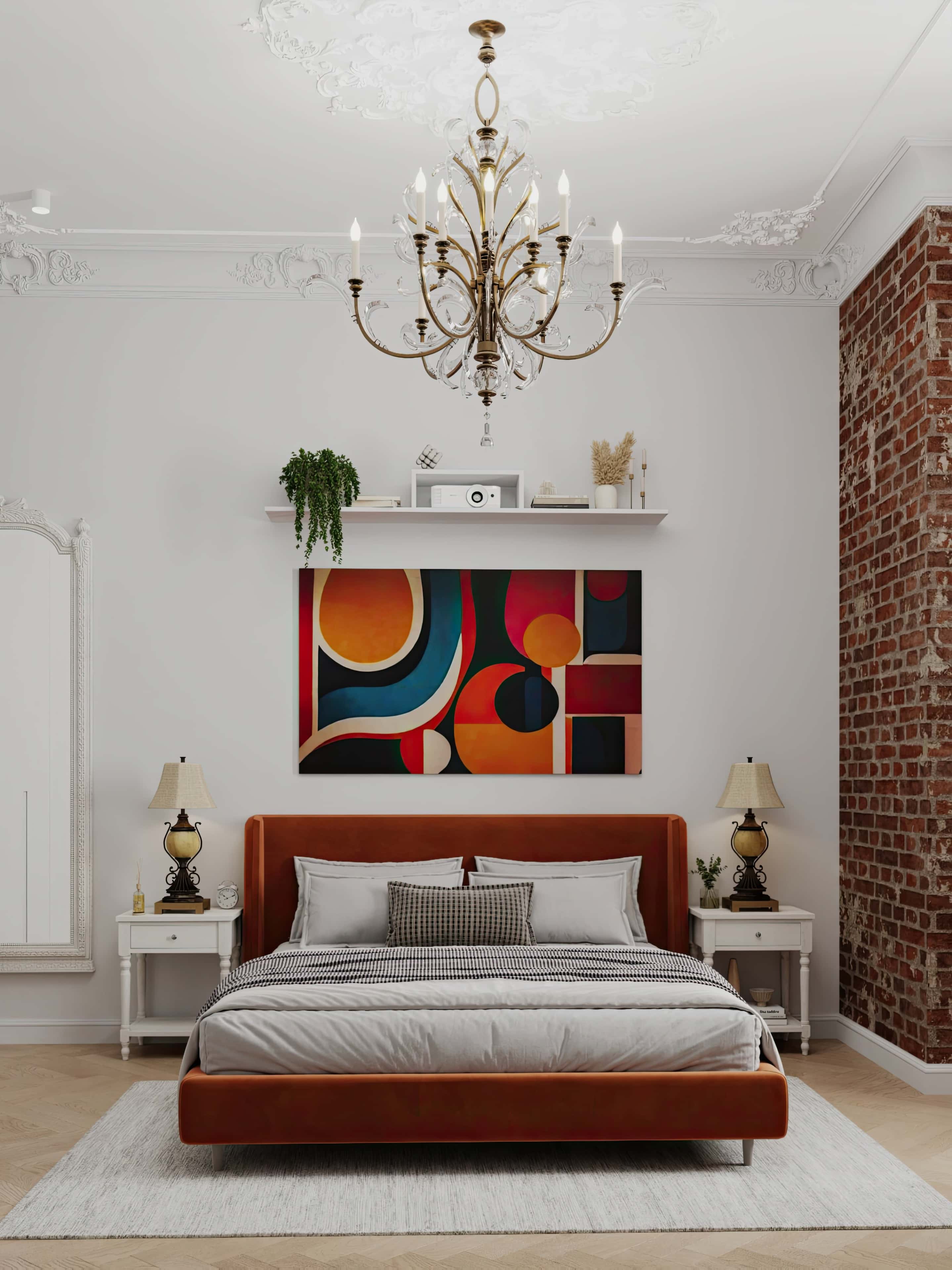 Яскраві інтер'єри 2026: комбінація яскравих меблів та аксесуарів в нейтральному інтер'єрі.