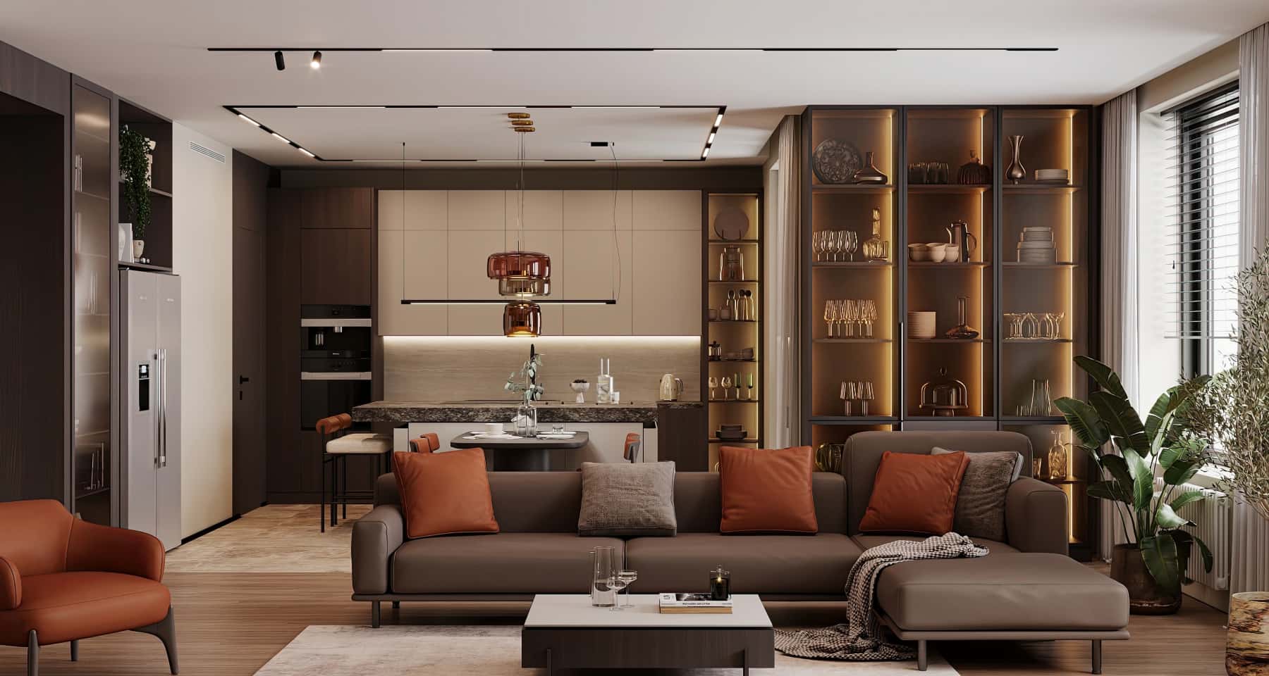 Яскравий дизайн інтер'єру 2026: кольорові акценти в сучасному домі