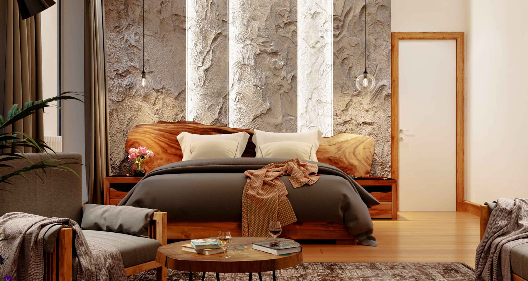 Ідеї для дому 2026: Яскравий лофт з кутовим диваном та кольоровими акцентами.