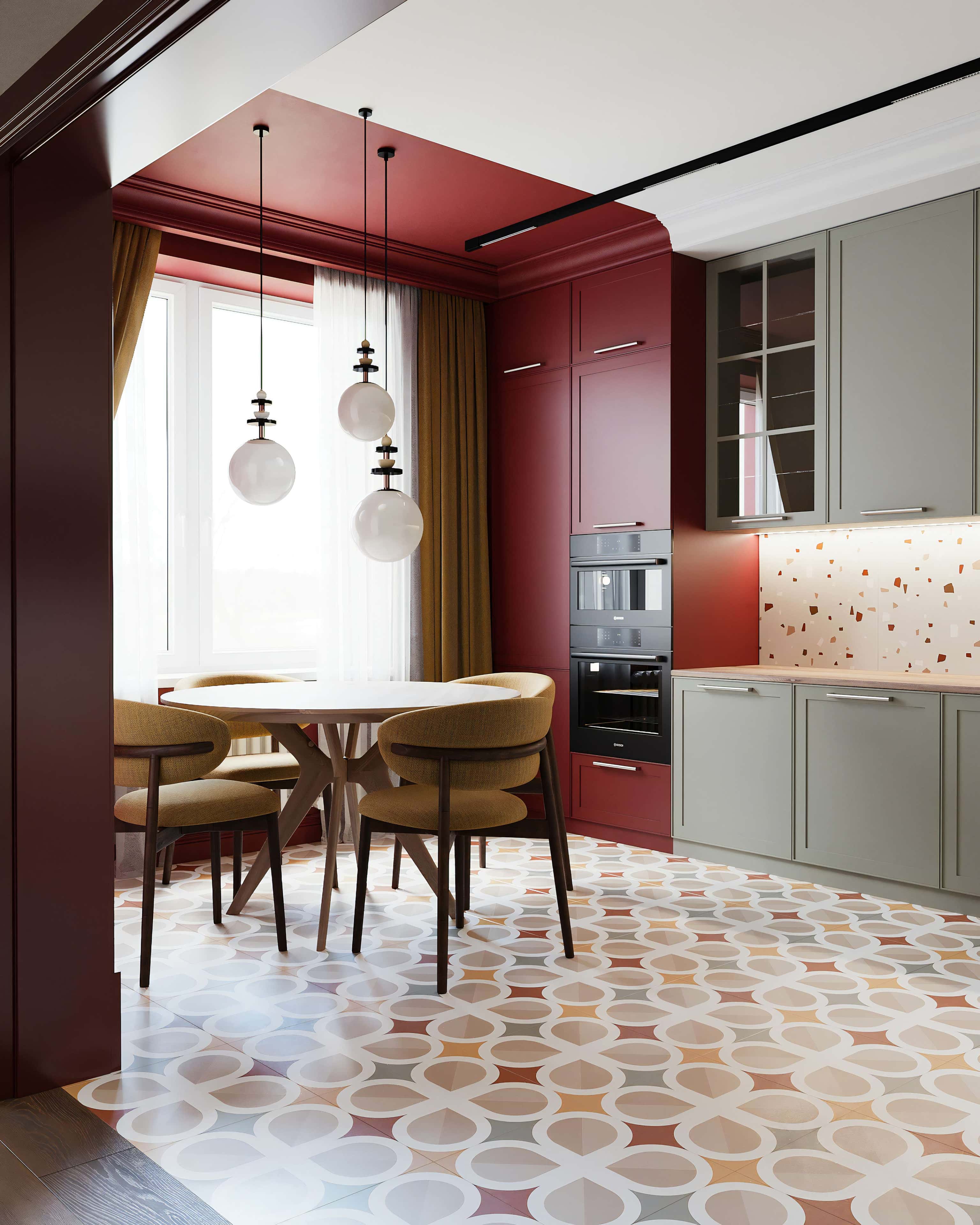 М'який коричневий Інтер'єр 2026 з акцентом на коричневий: м'який диван та дерев'яні елементи