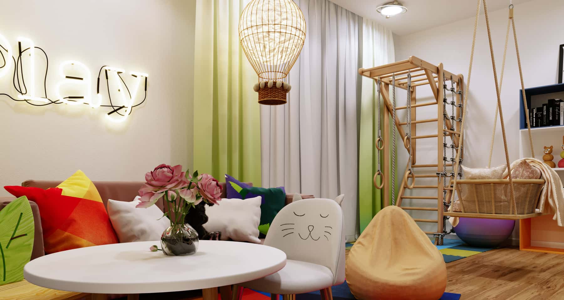 Велюрова оббивка меблів у модному лофт-інтер'єрі 2026 року