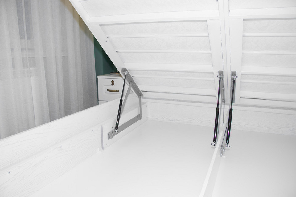 Інструкція зі збірки ліжка з підйомним механізмом: деталі каркаса ліжка.