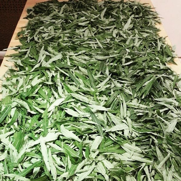 Готовий Іван-чай у склянці, корисний напій після правильної сушки