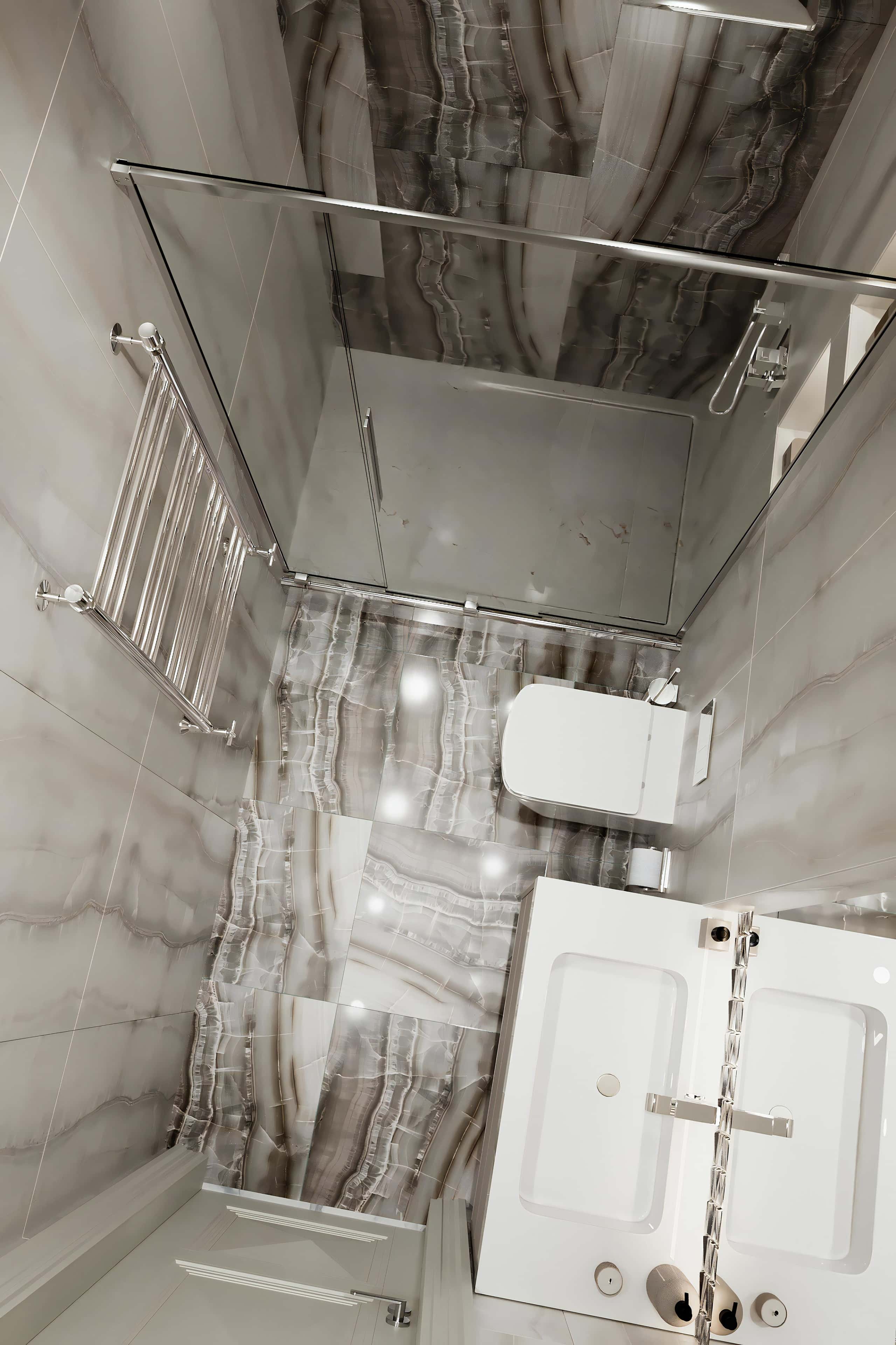 Дизайн вітальні в стилі арт-деко з акцентом на природні кольори та текстури.