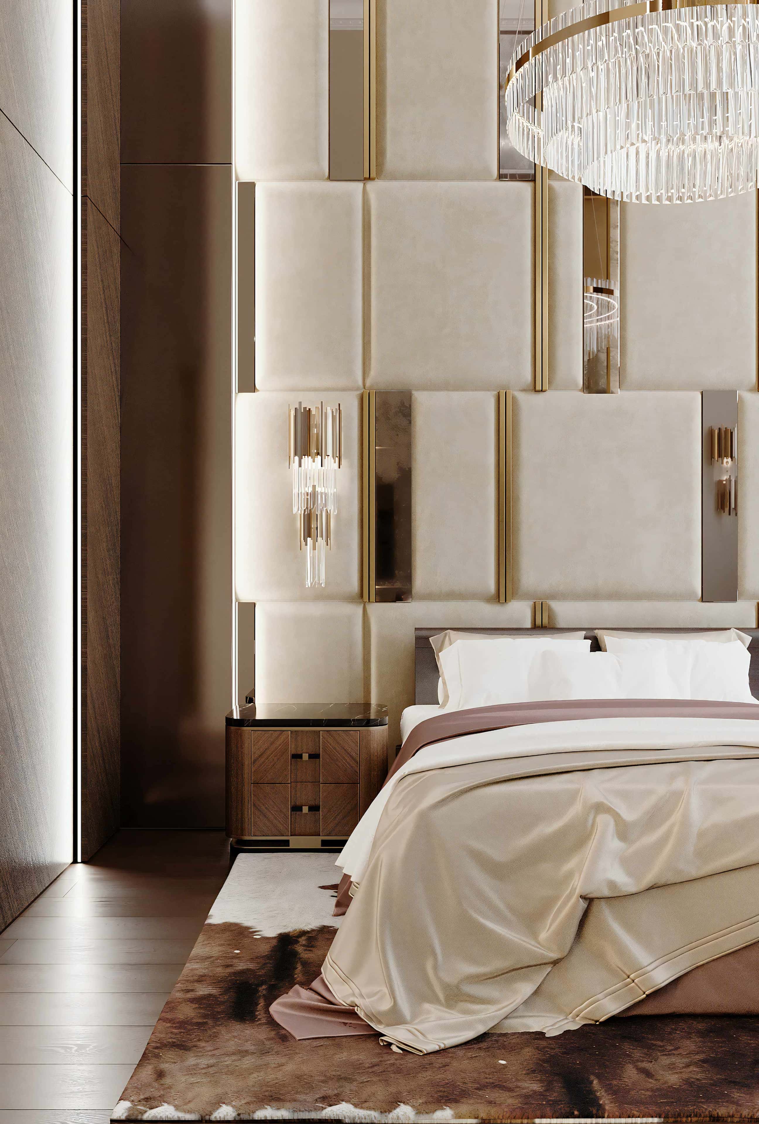 Сучасний дизайн квартир у Києві: елегантний коридор з дзеркалами та підсвіткою.