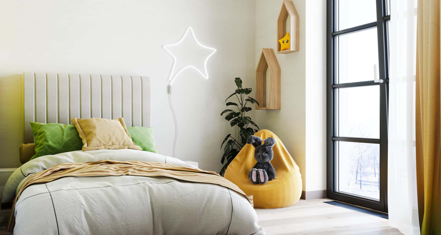 Сучасний дизайн квартири в Москві: обідня зона з круглим столом та стильними стільцями.