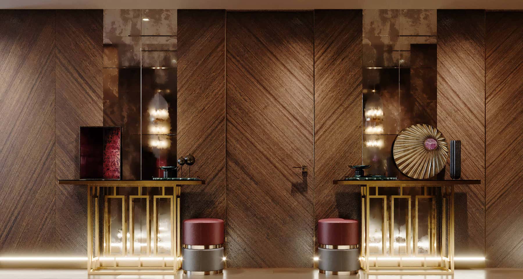 Преміум дизайн квартири 2026 з розкішним освітленням та елементами арт-деко.