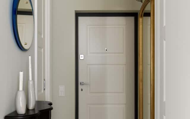 Дизайн вітальні в неокласичному стилі 2026, київська квартира.