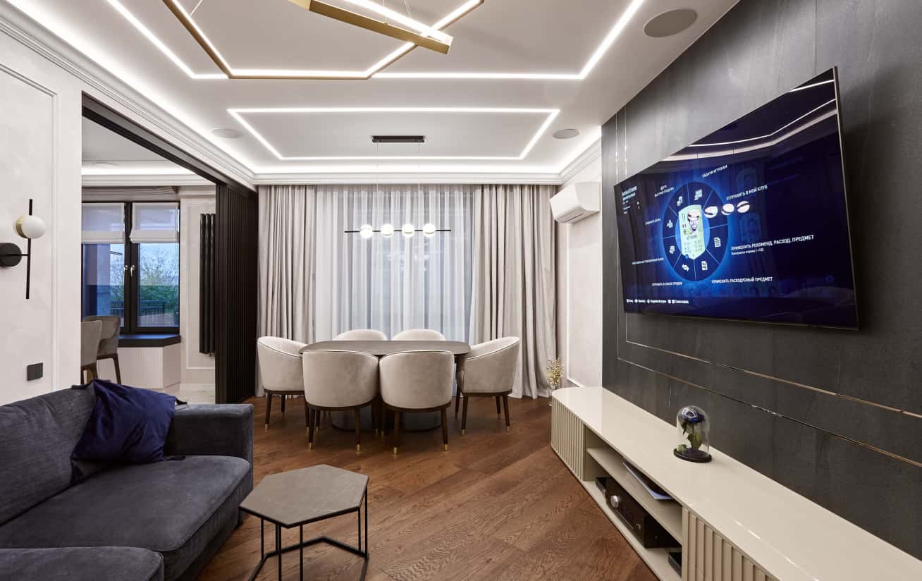 Елегантний дизайн інтер'єру квартири у неокласичному стилі 2026 року