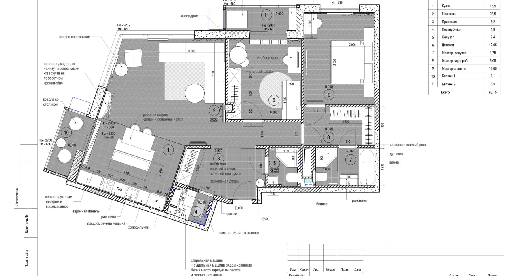 Інтер'єр квартири після ремонту в новобудові: спальня в мінімалістичному стилі 2026.