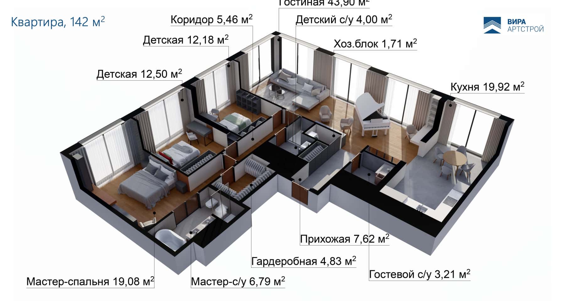Бетонна квартира без обробки чекає на ремонт 2026 та сучасний дизайн інтер'єру