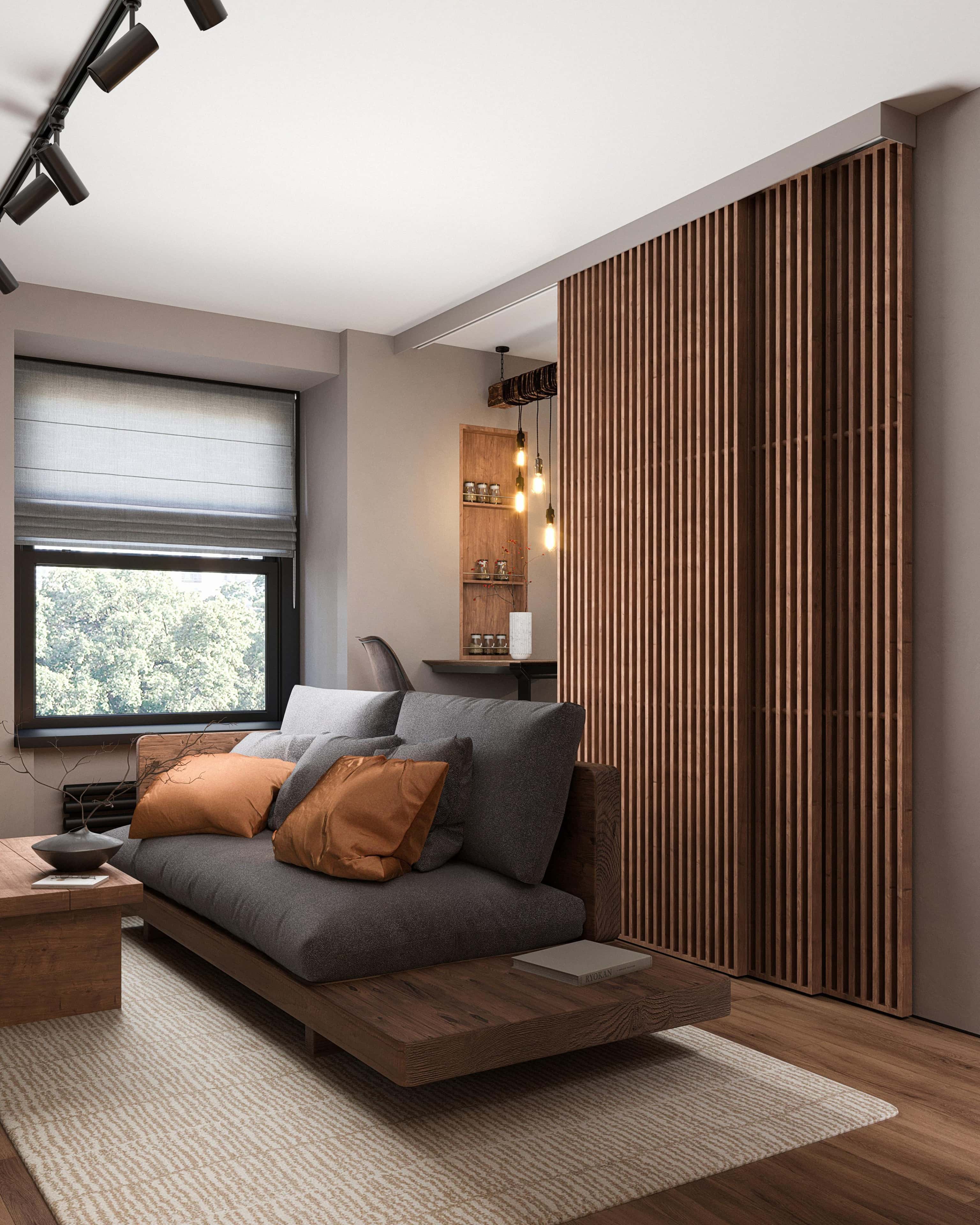 Дизайн інтер'єру квартири в стилі джапанді: гармонія та мінімалізм 2026.