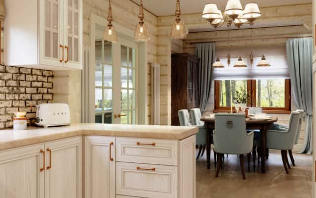 Інтер'єр заміського будинку 2026 в класичному стилі з елементами розкоші.